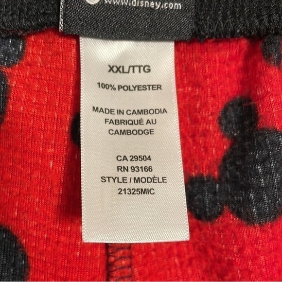 Disney Micky Mouse Lounge Pants - Set Of 2 - Size XXL - Picture 6 of 16